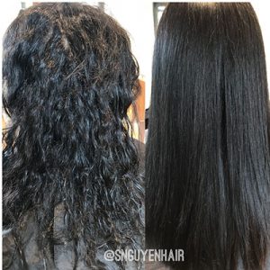 Brunette Brazilian Blowout